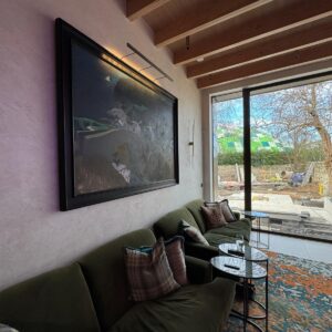 High-end polished plaster finish by DC Venetian Plaster in Glasgow home