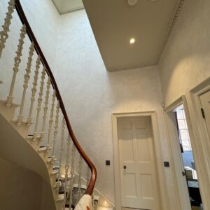 Decorative polished plaster wall by DC Venetian Plaster in Dunfermline